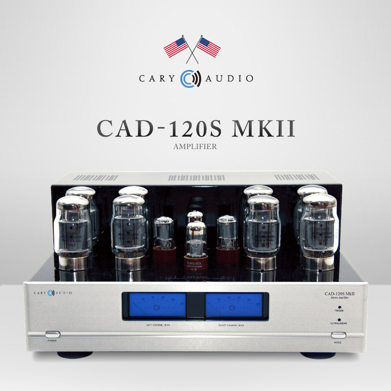 CARY AUDIO CAD-120S Mk II 케리 오디오 진공관 파워앰프(KT88)