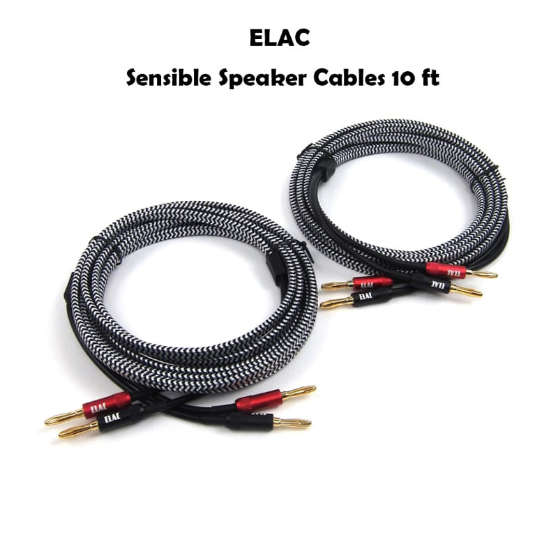 ELAC Sensible Speaker Cables 10 ft 3M